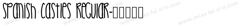 Spanish Castles Regular字体转换